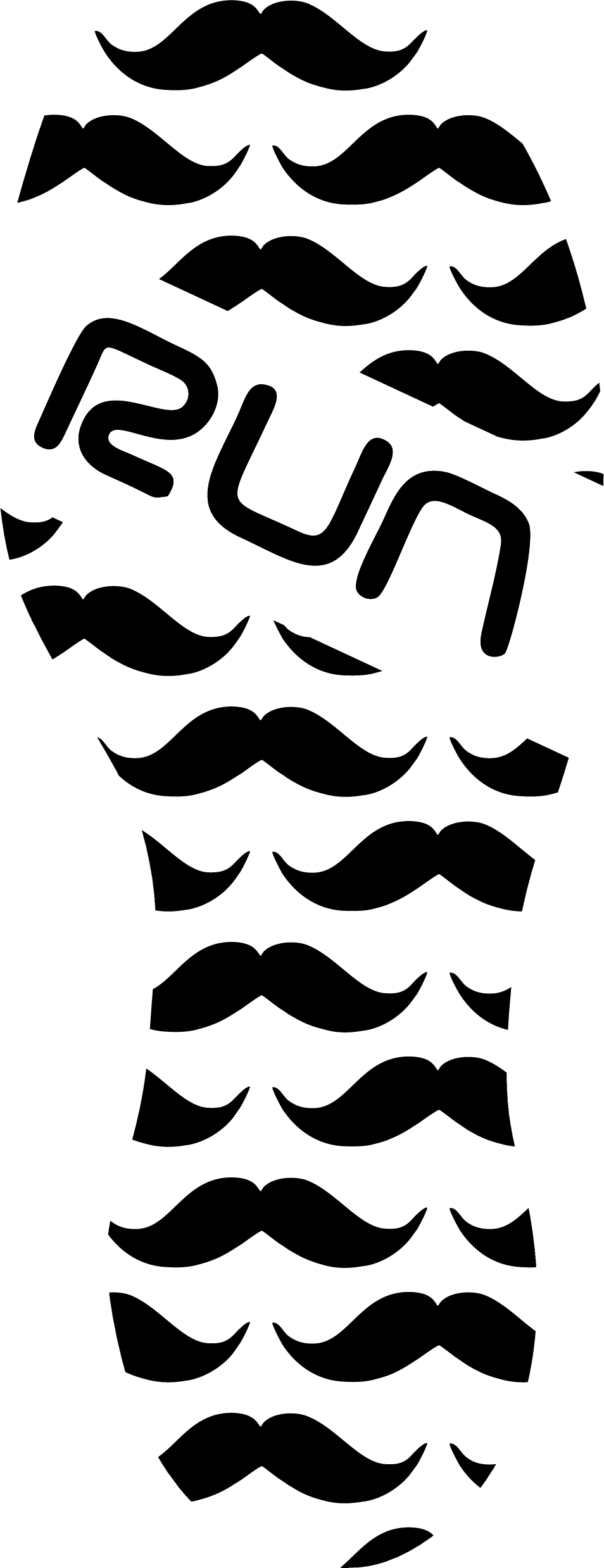 RUN FOR MOVEMBER Logo